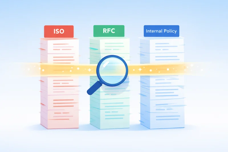 Search across multiple technical standards
